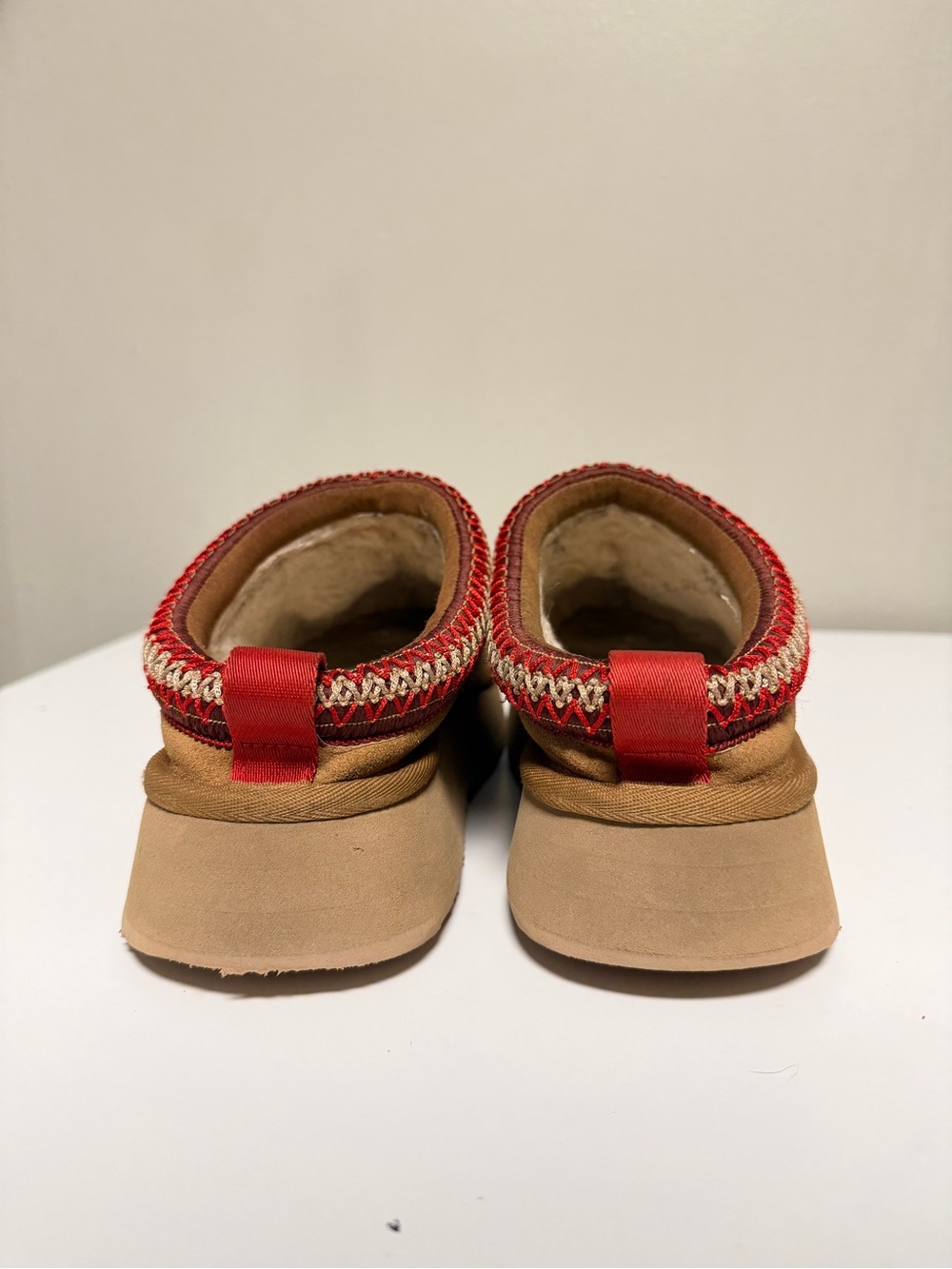 Ugg Tazz II Platform Slippers Chestnut Women’s US 7 EU 38 - Picture 4 of 9